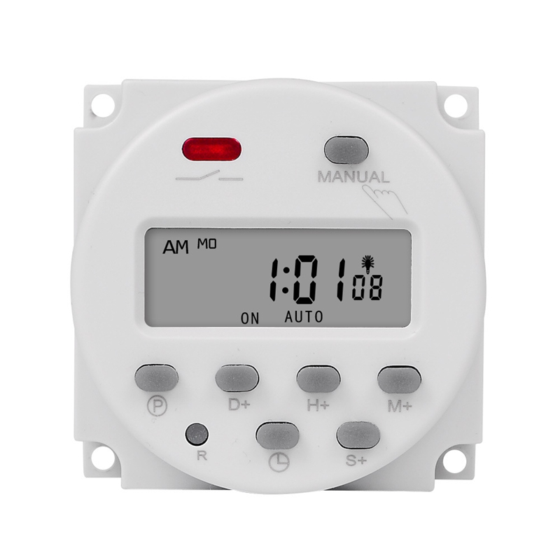 Programmable Digital Timer SINOTIMER TM919A-2 220V 16A Din Rail Mount ...