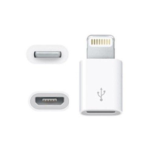 Prime Smart Micro USB Connector to Lightning for iPhone 5/5s,6,6+,6s, iPad Air/Mini - Putih