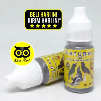 Kicau Mart Vitamin Obat Burung Pemakan Serangga Natural Ob Kuning