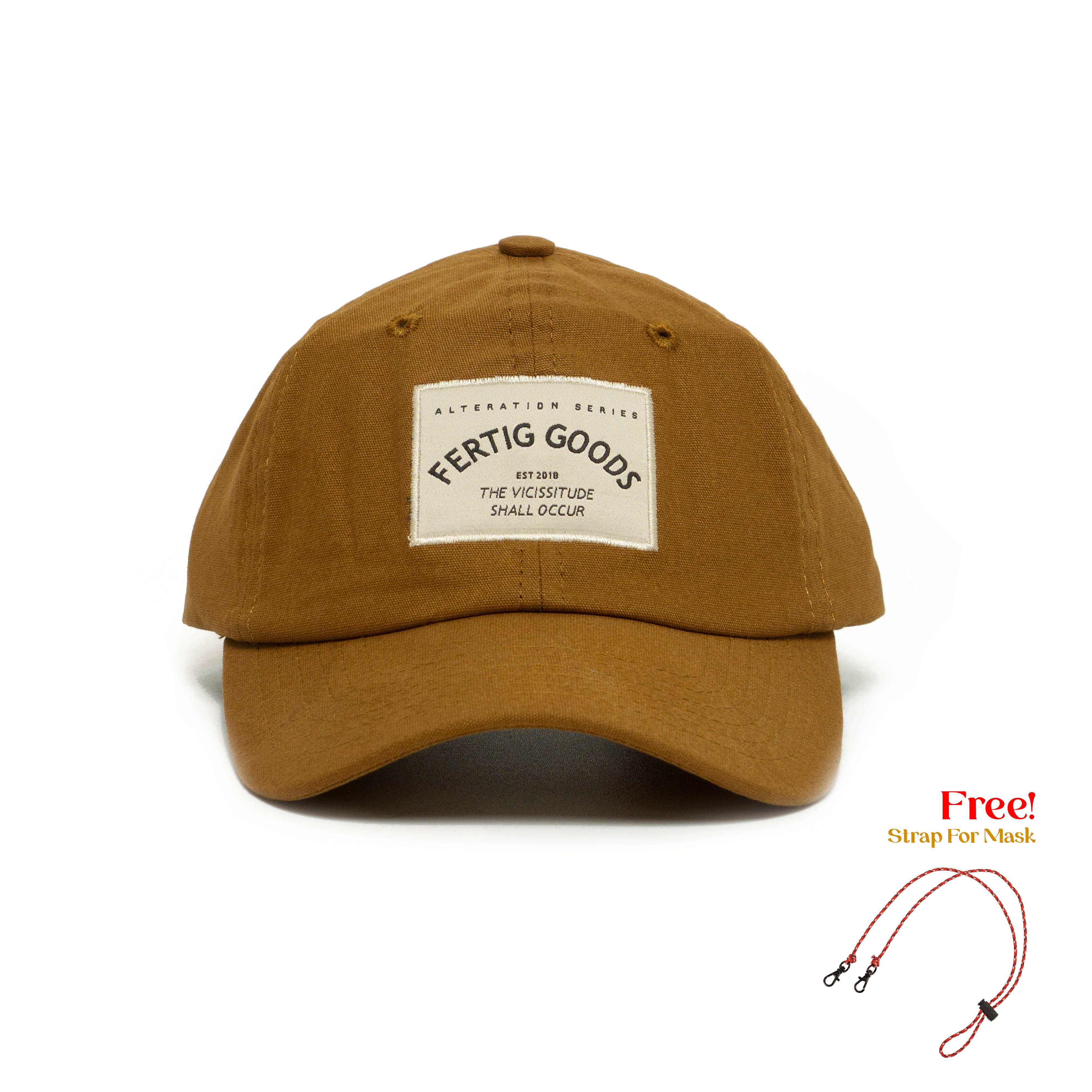 brown baseball caps