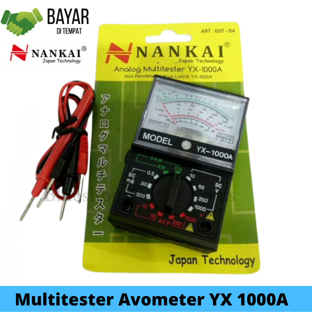 Multitester NANKAI MULTIMETER YX 1000A BISA BAYAR DITEMPAT Digital