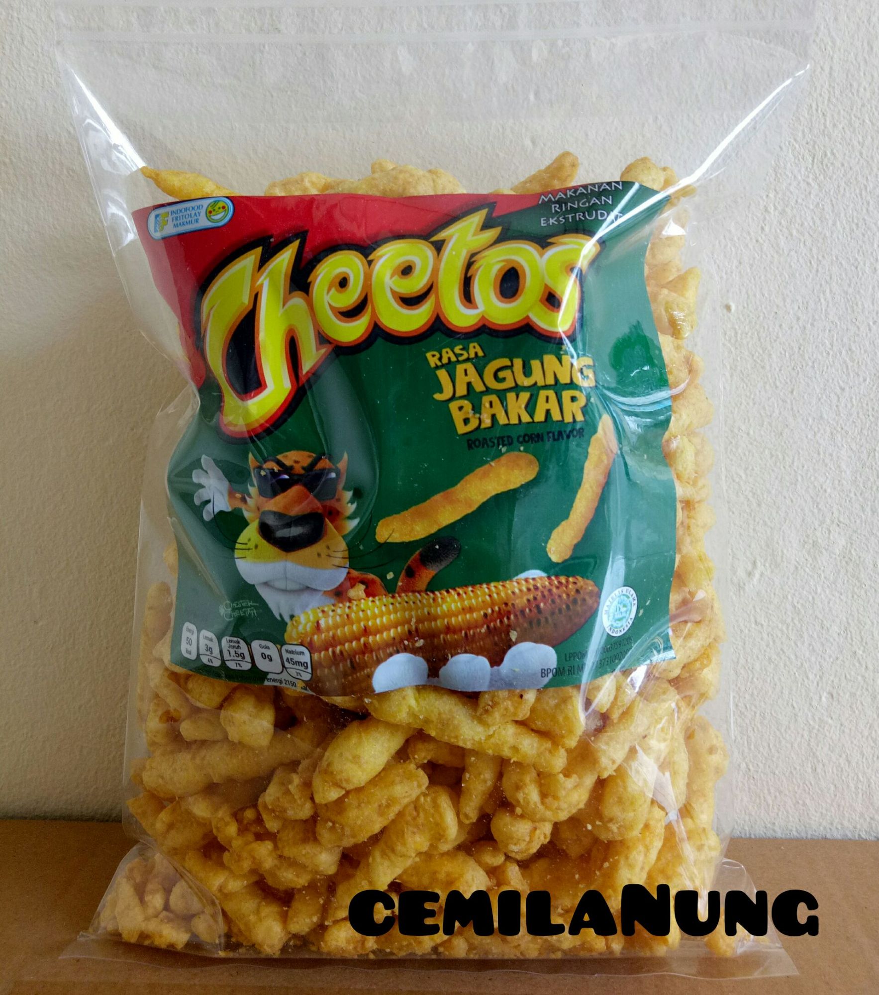 snack kiloan cheetos rasa jagung bakar 250 gram free bubble warp ...