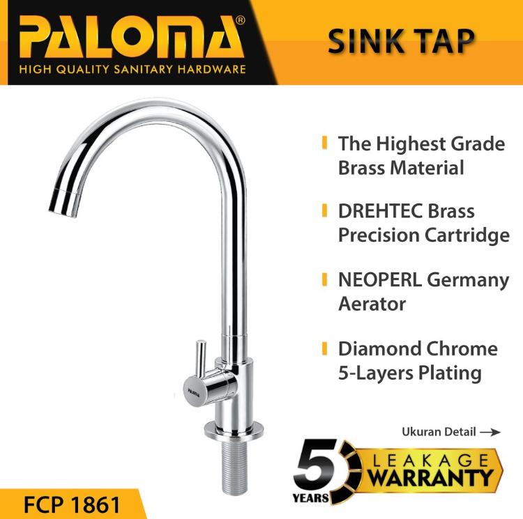 DISKON Keran Kran Air Sink Wastafel Dapur Angsa Dingin Tap PALOMA FCP
1861 LARIS MANIS