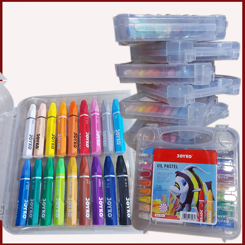 Joyko Crayon Oil Pastel Krayon 18 warna Lazada Indonesia