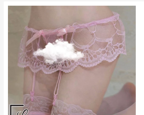 Garter Belt Lace Sexy Untuk Pengait Stoking Lingerie Pink Red Black Lace -  Lazada | Lazada Indonesia
