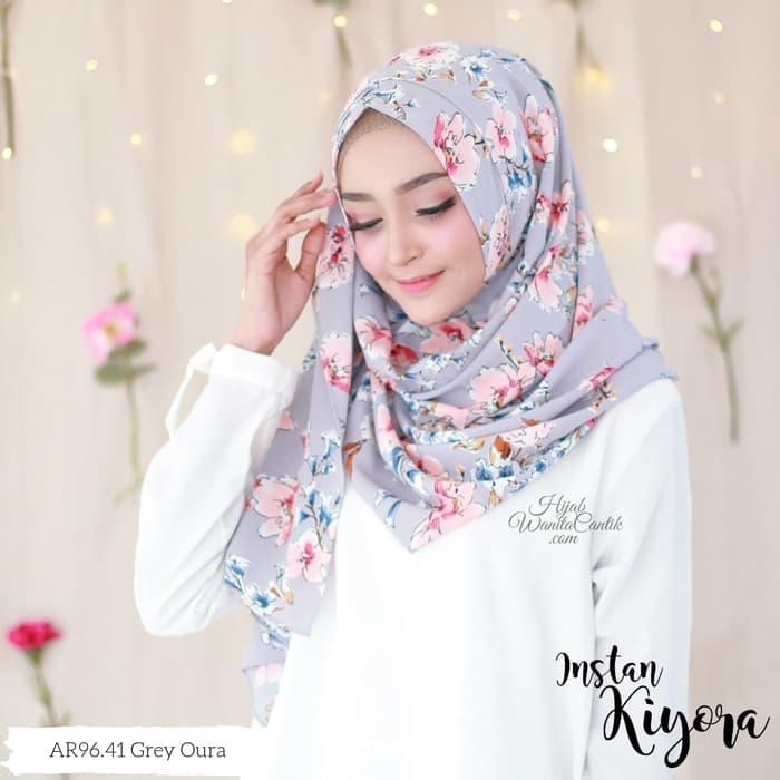 Pashmina Instan Kerudung Hijab Jilbab Instan Motif Kiyora