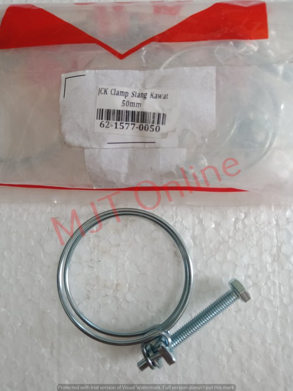 Clamp Slang Selang Kawat Klem Selang Kawat 45mm 50mm JCK Lazada