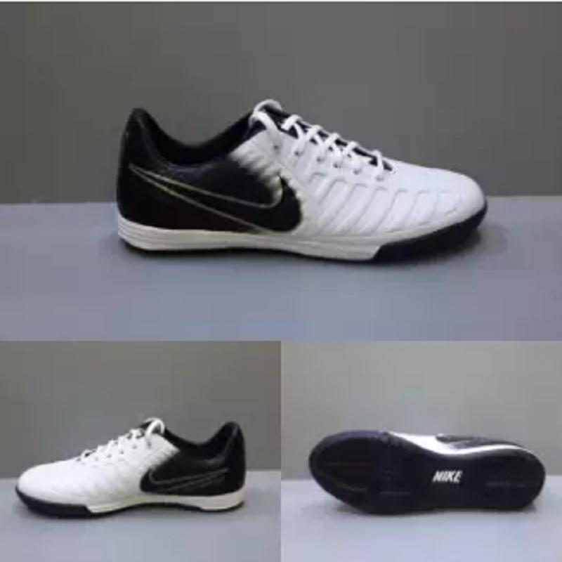 Sepatu futsal tiempo - hitam Putih - futsal murah - terlaris - BISA BAYAR DI TEMPAY