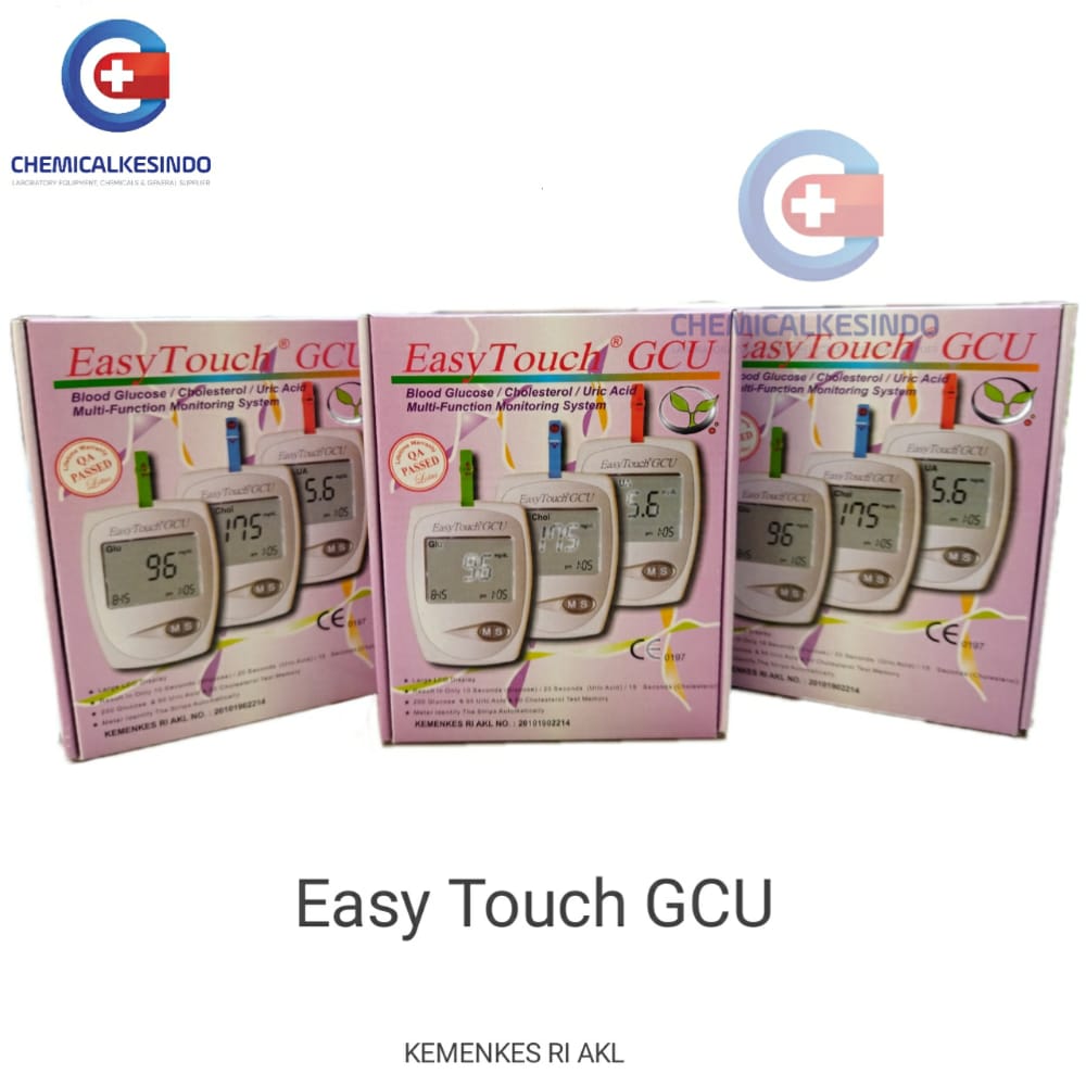 Easy Touch GCU / Easytouch Alat cek gula darah, kolesterol, asam urat ...
