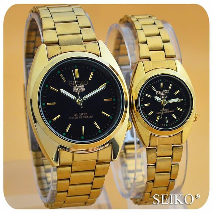 FREE BOX BATERAI JAM TANGAN COUPLE MURAH SEIKO BALOK RANTAI PREMIUM