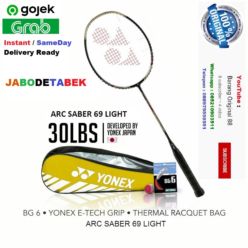 Yonex arcsaber online 69 light