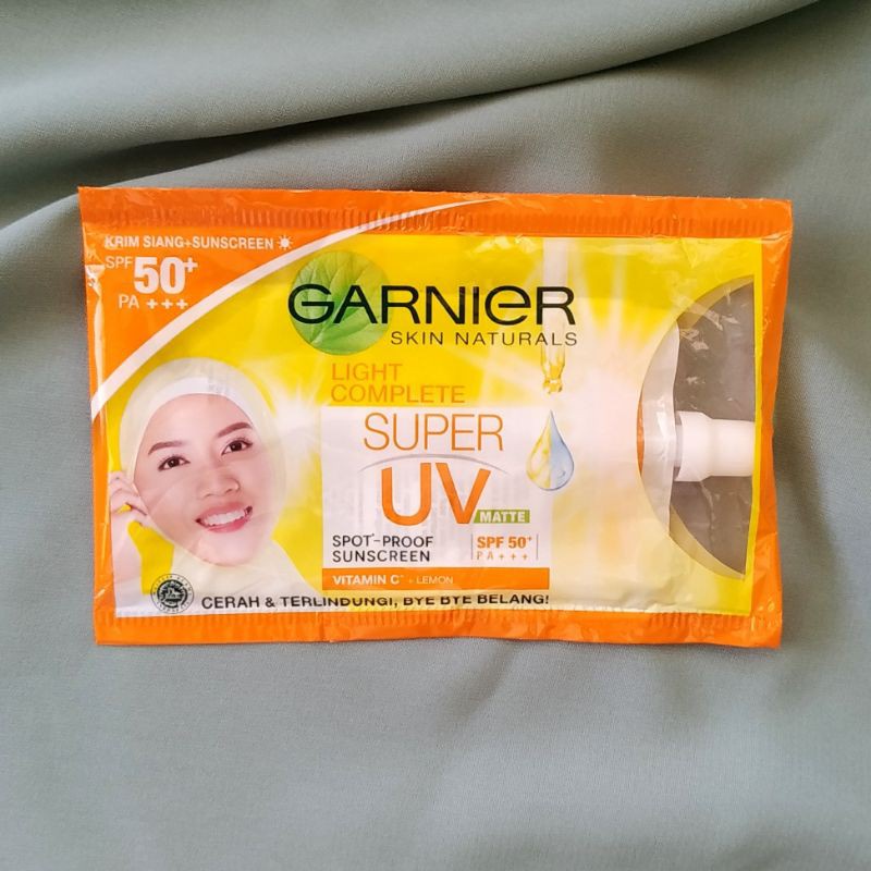 sunscreen garnier saset