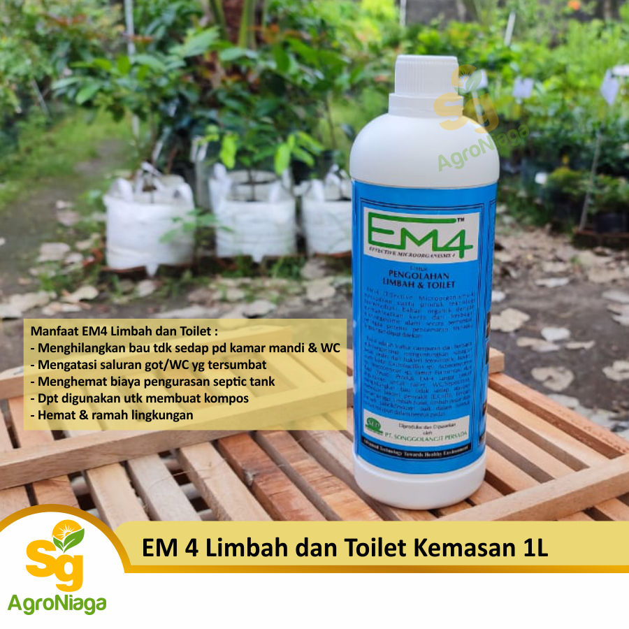 EM4 Limbah dan Toilet Kemasan 1 Liter | Lazada Indonesia