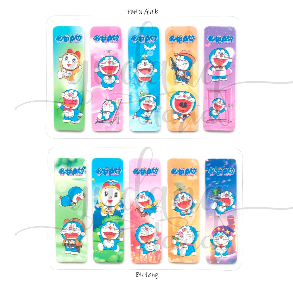 Sticky Notes Doraemon Lucu Unik Plastik Memo Pembatas Buku Gh 301309 Lazada Indonesia