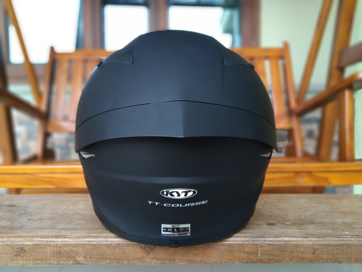 Helm KYT TT Course Plain Matt Black 