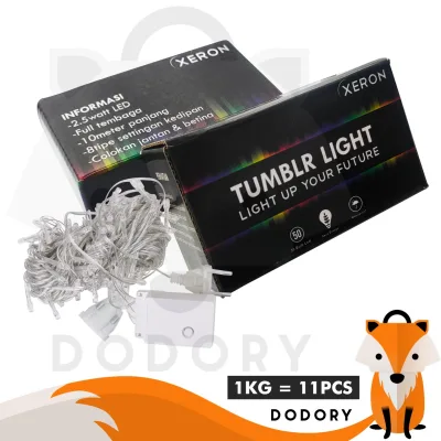 DODORY - Lampu Tumblr XERON LED 10M Packing Box lampu Led Dekorasi Hemat Energi Lampu Hias Natal