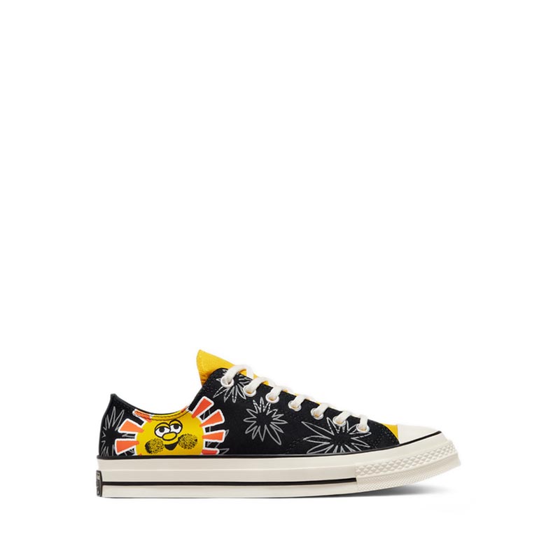 converse floral low top