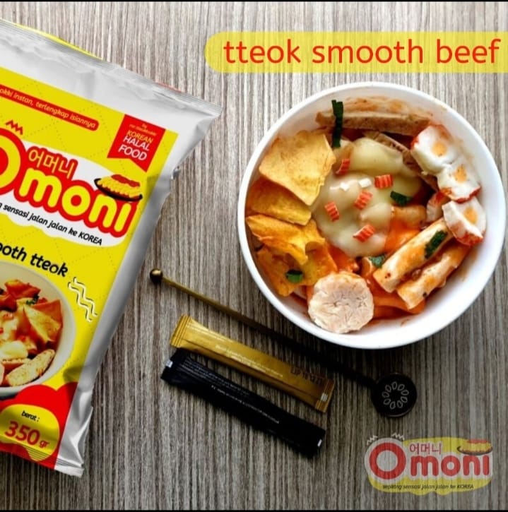 Smooth Tteok Beef 350gr by Omoni Korean Frozen Food Makanan Halal