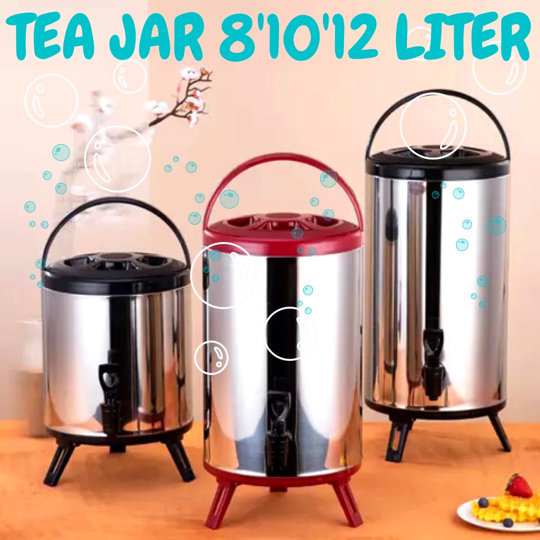 TERMOS AIR PANAS DAN DINGIN Water Jug Milk Tea Bucket stainless steel