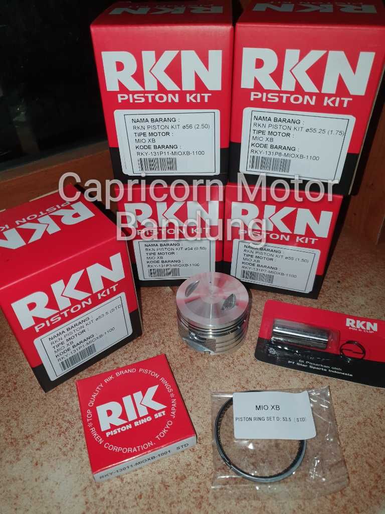 Piston Kit MIO XB DOME JENONG RKN RIK RIKEN oversize std 50 100 150 175