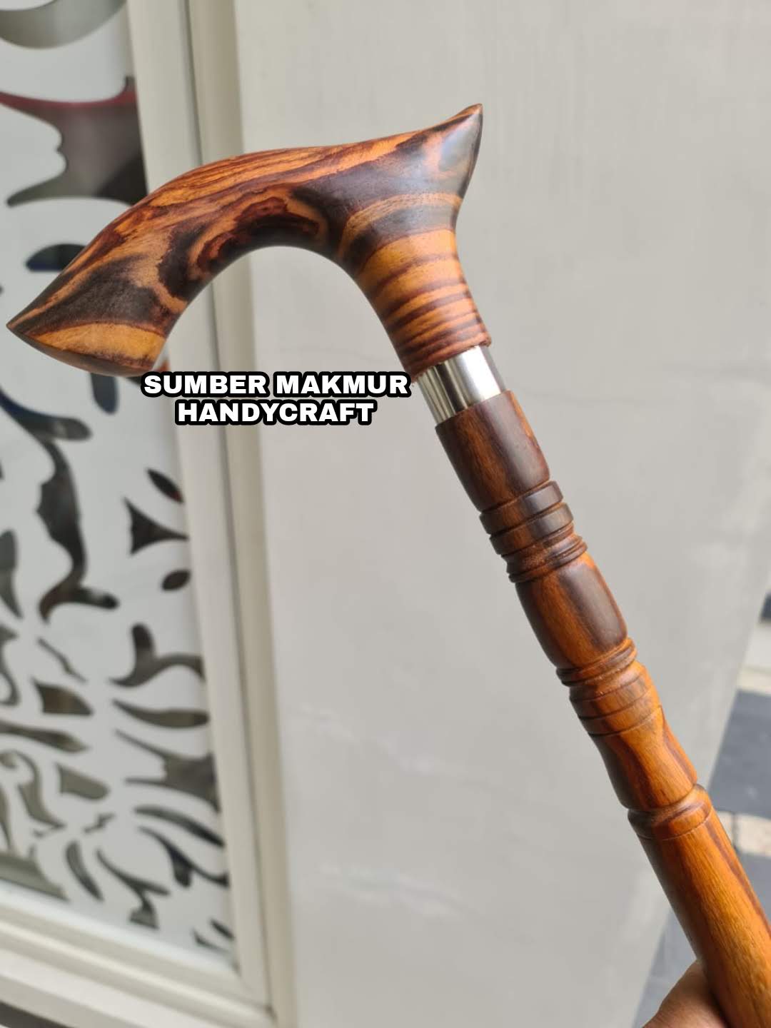 TONGKAT JALAN KAYU SONO KELING BAREK KUALITAS PREMIUM CLASS