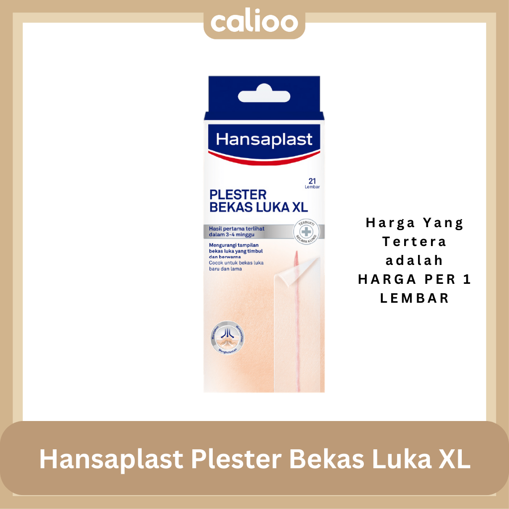 Trial Pack Hansaplast Plester Bekas Luka Xl Jual Satuan Lembar