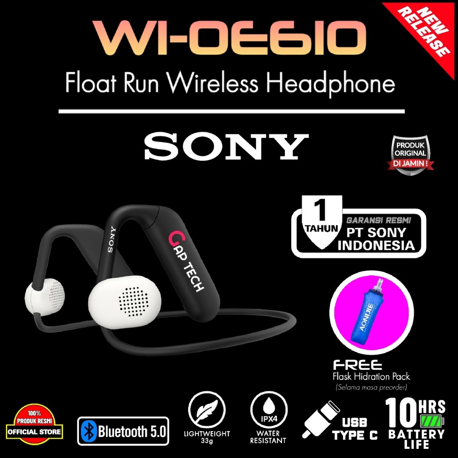 Sony WI OE610 / WIOE610 / WI OE 610 Float Run Wireless Earbuds ...