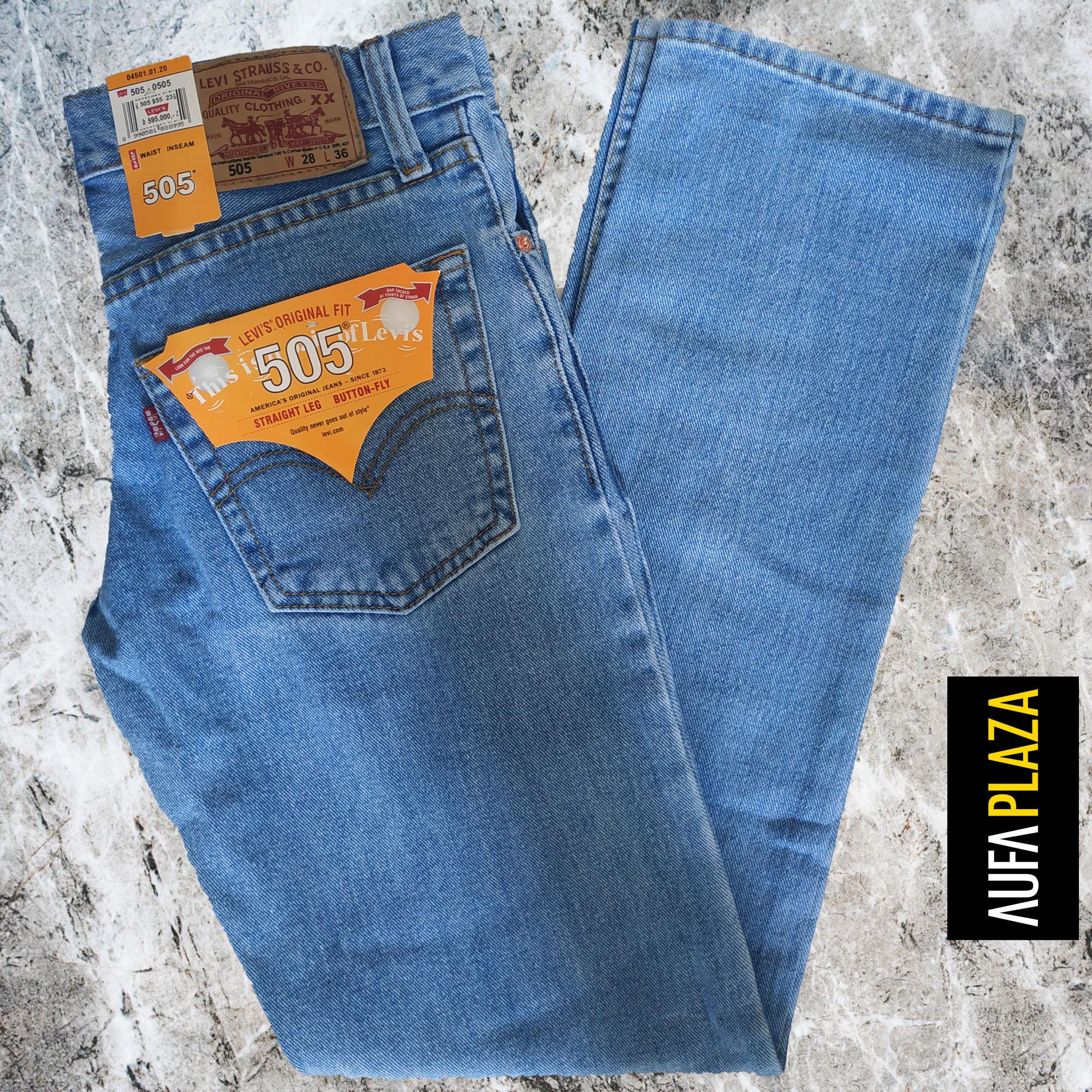 Celana Jeans Pria Levis Emba Wrangler Standar Bioblitz Original