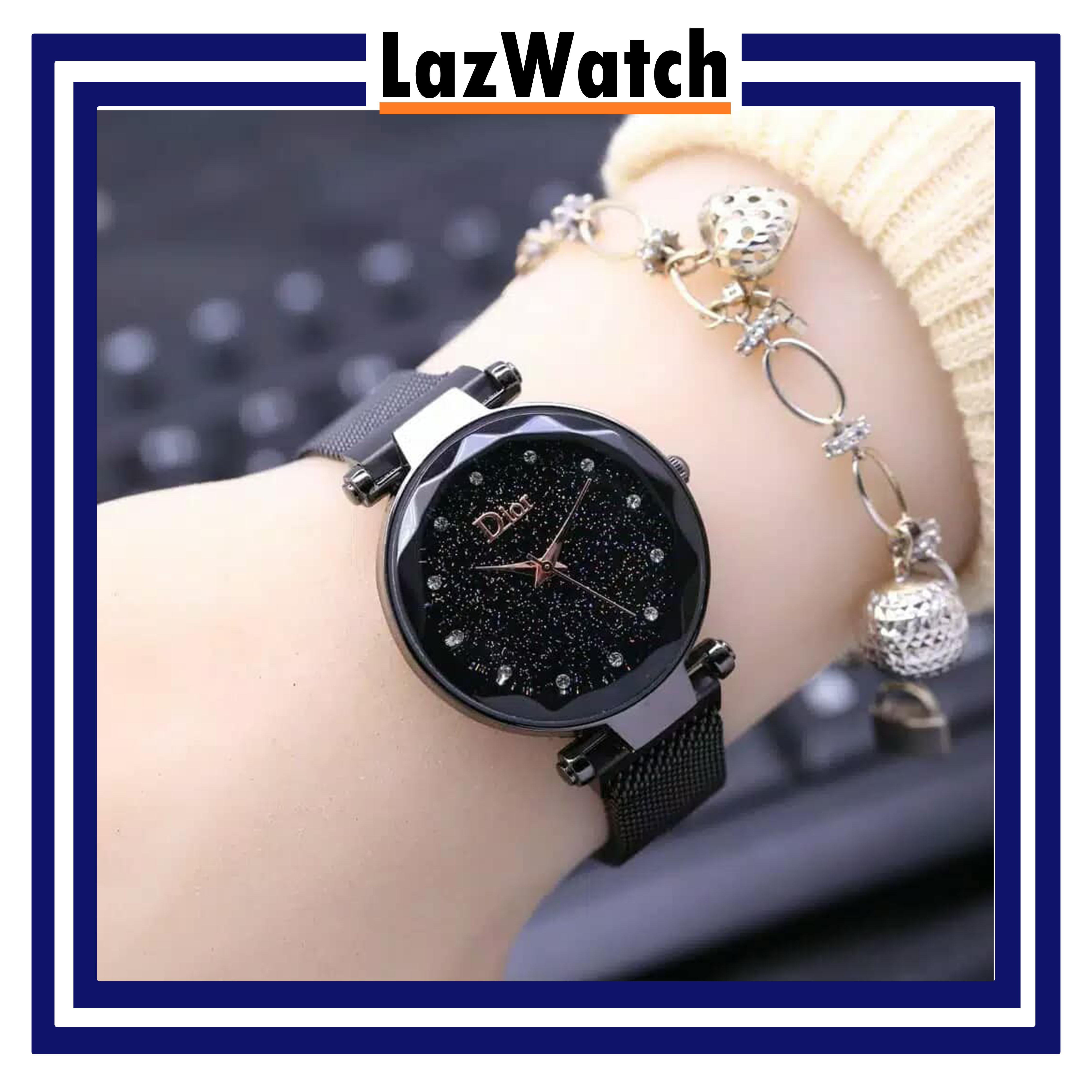 LazWatch - Jam Tangan Magnet Fashion Wanita Terbaru Luxury Glamour