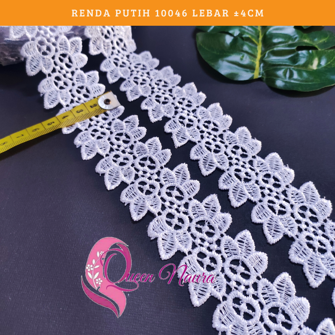 ( 1 Meter ) Renda Zipper 10046 Lebar ± 4 cm Warna Milo / Coklat Susu ...