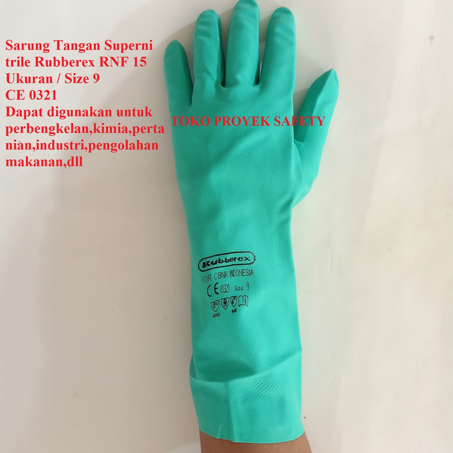 Tangan Karet Rubberex Rnf15 Jual Sarung Tangan Rubberex Nitrile