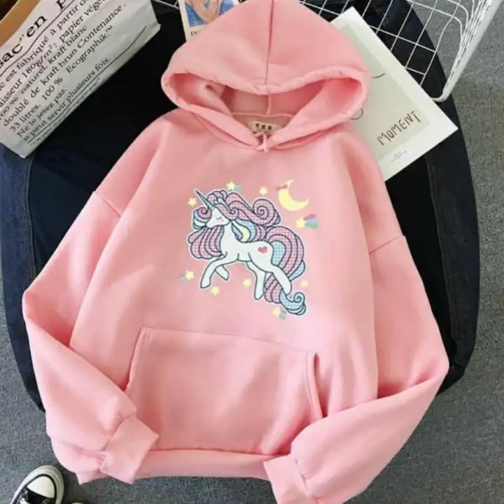 jaket hoodie unicorn