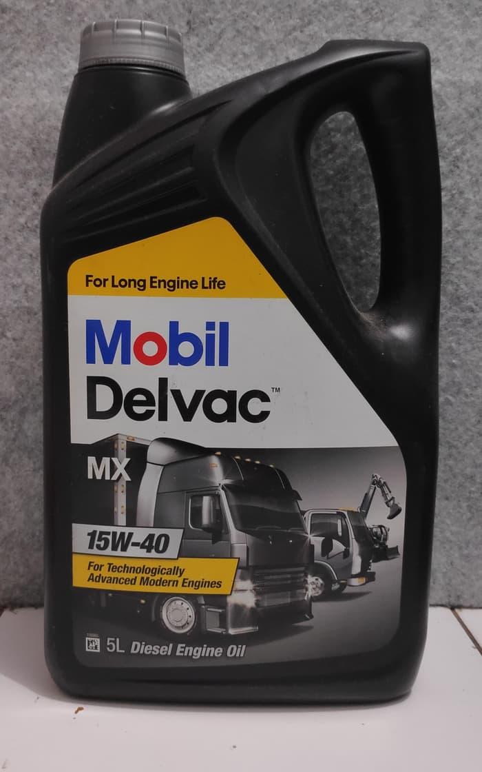 Oli Mesin - Mobil Delvac MX 15W-40 (5 liter)