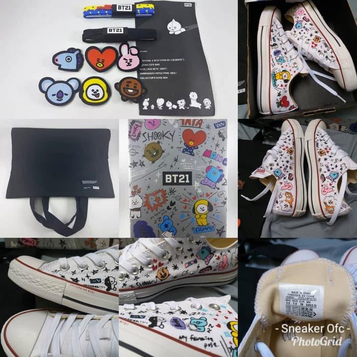 Sepatu BT21 x Converse Chuck Taylor All 