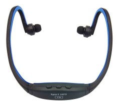 Best CT sport MP3 player Slot Micro SD/TF with FM Radio -hitam/biru