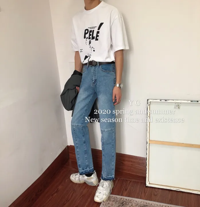 washed out jeans mens