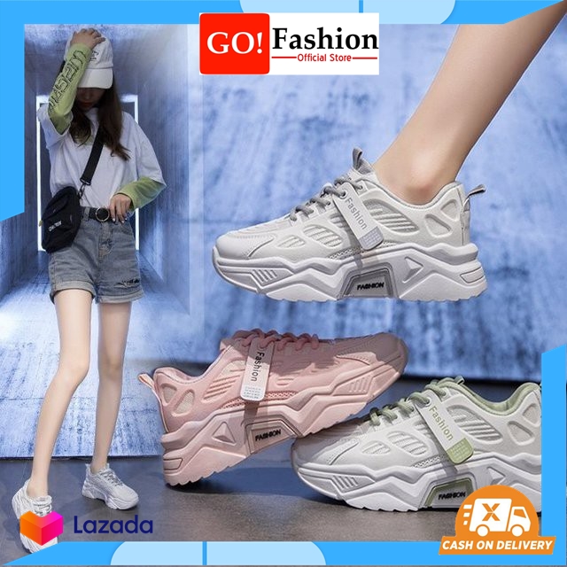 New Sepatu Import GF-081 Sepatu Model Korea Sneakers Wanita Import Premium Quality