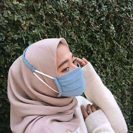 Masker Hijab Kain Tali Karet Serut Lazada Indonesia