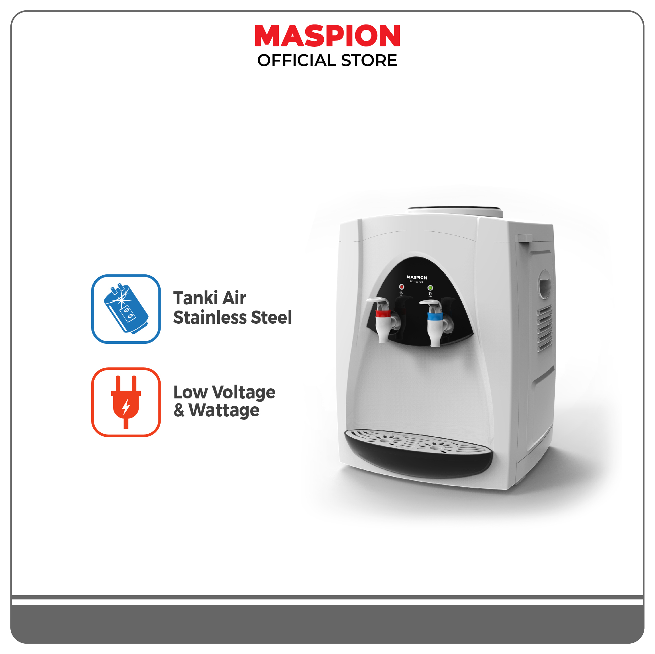 Maspion Ex Pas Water Dispenser Hot Normal Water Lazada Indonesia