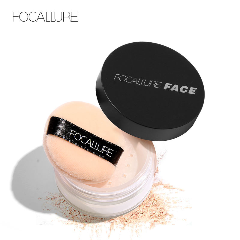 Professional Women Cosmetics Smoothing Lightweight Long-lasting Makeup Water-resistant Matte Finish Loose Powder Oil-control#The package includes: 1* loose powder