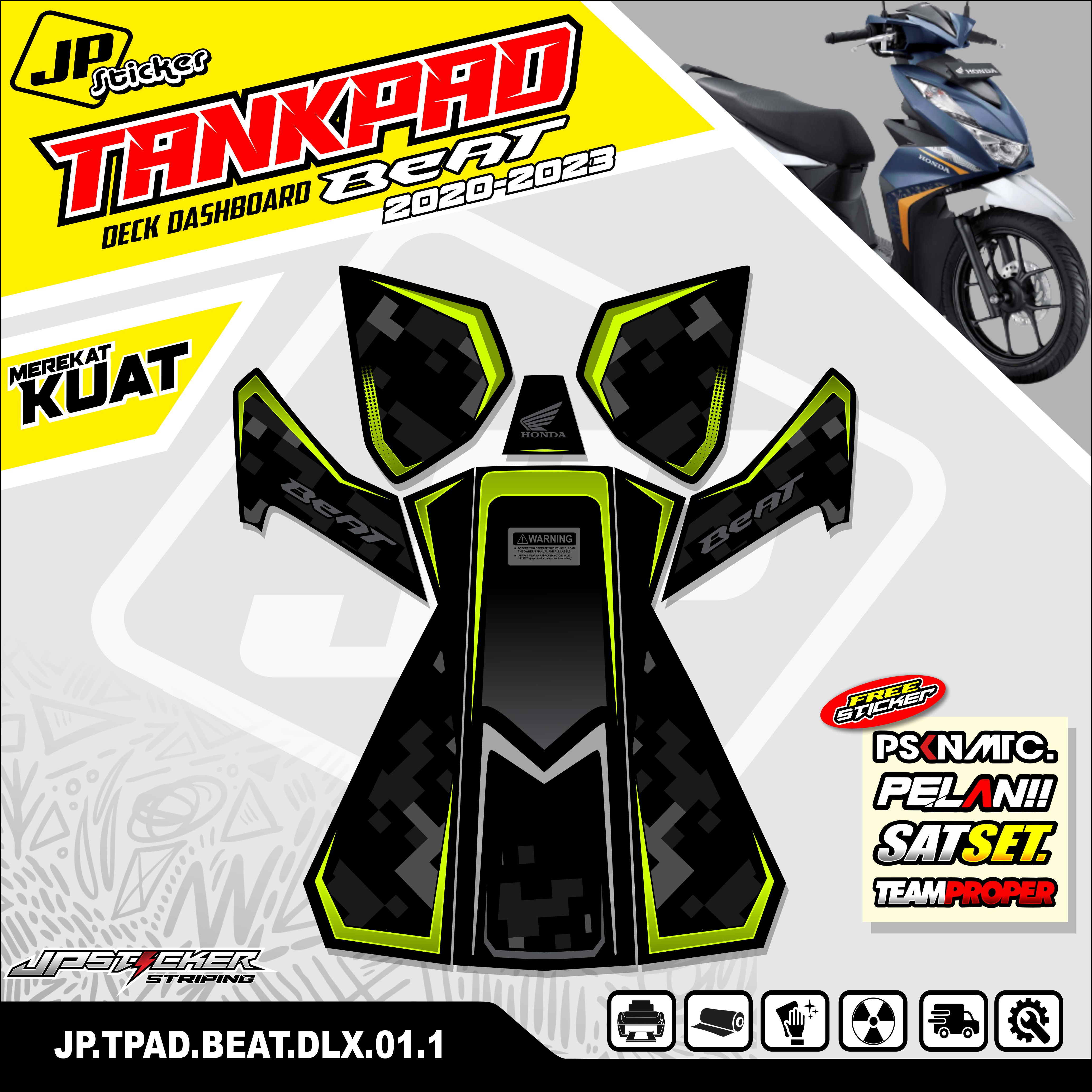 Stiker Pelindung Dashboard Tankpad Beat Deluxe Beat Street Body Protektor