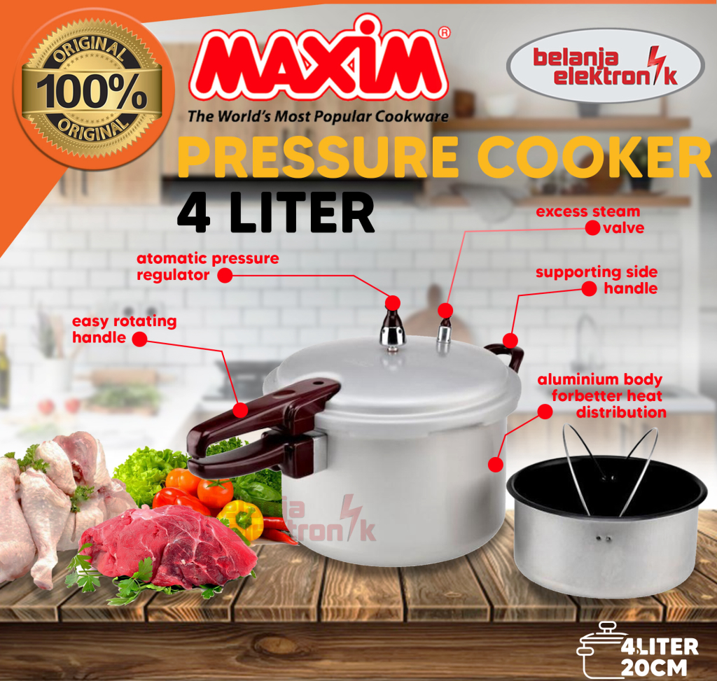 PANCI PRESTO MAXIM KAPASITAS LITER DIAMETER 20 CM Lazada