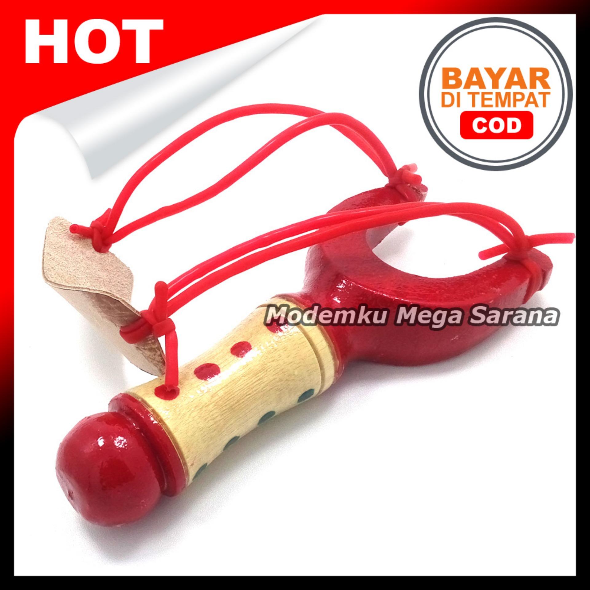 Mainan Tradisional Ketapel Kayu Painting