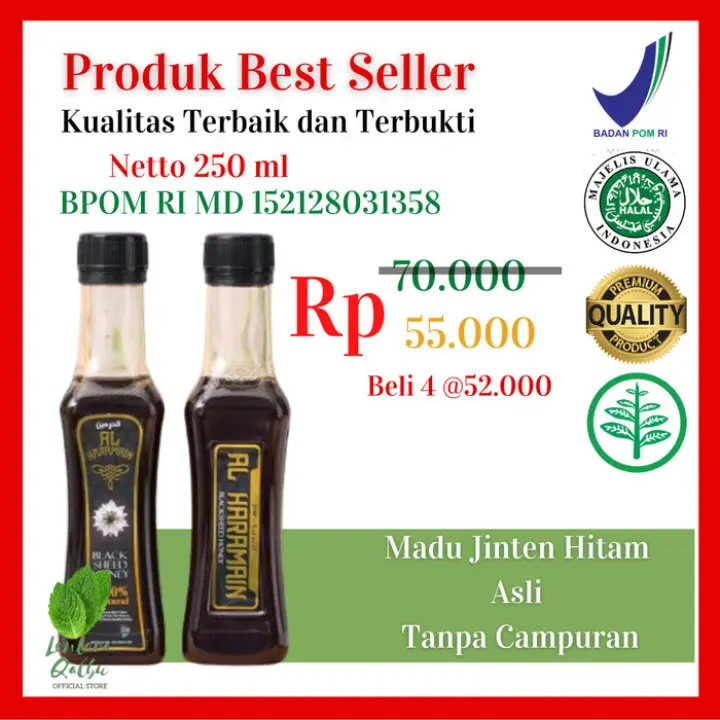 Promo Murah Cod Madu Habatussauda Jinten Hitam Atasi Darah Tinggi Kolesterol Diabetes Tersedia Juga Madu