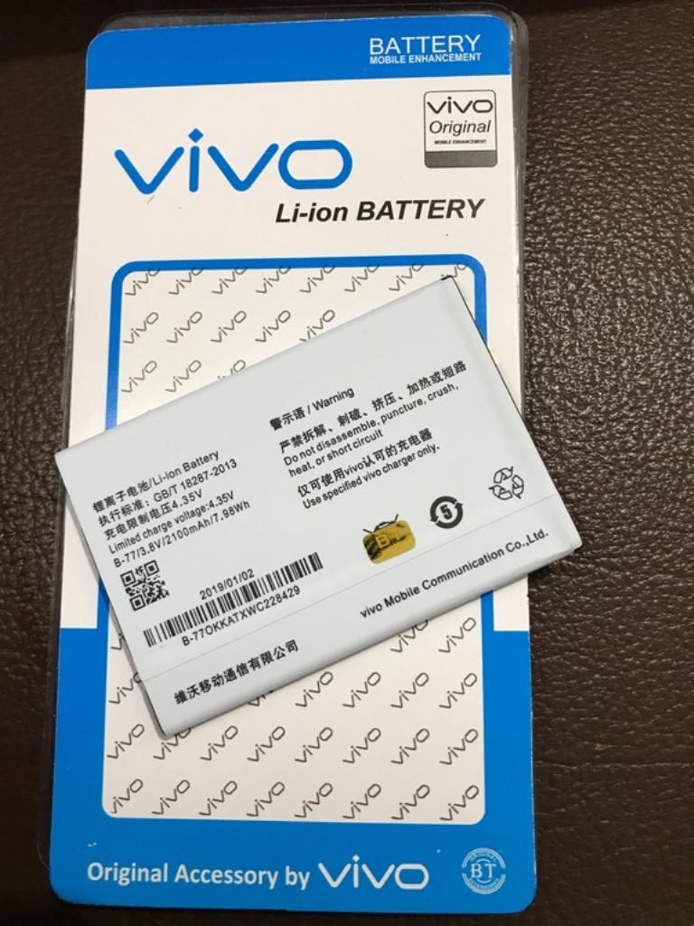 VIVO Y28 . Y31 . B-77 . B77 / B-77A / B77A - NEW ORIGINAL Baterai Batrai Batre Battre Batery Battery Batere