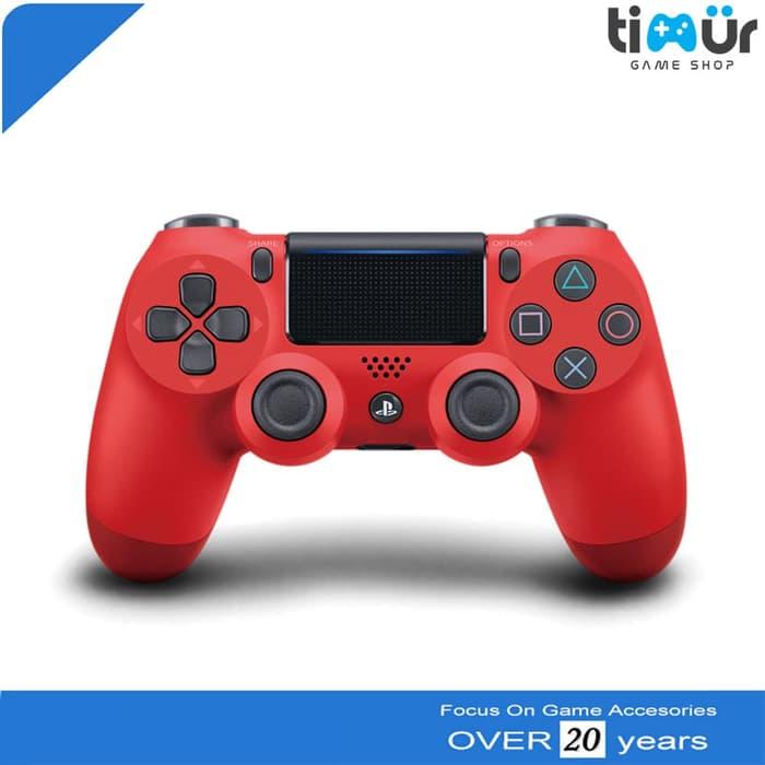 Stick Stik PS4 Wireless Ori Original Pabrik Warna Merah
