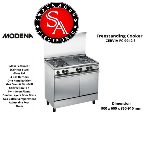 600 freestanding gas cooker