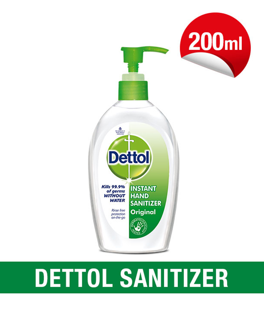 Dettol Hand Sanitizer Original 200 Ml Pump Lazada Indonesia