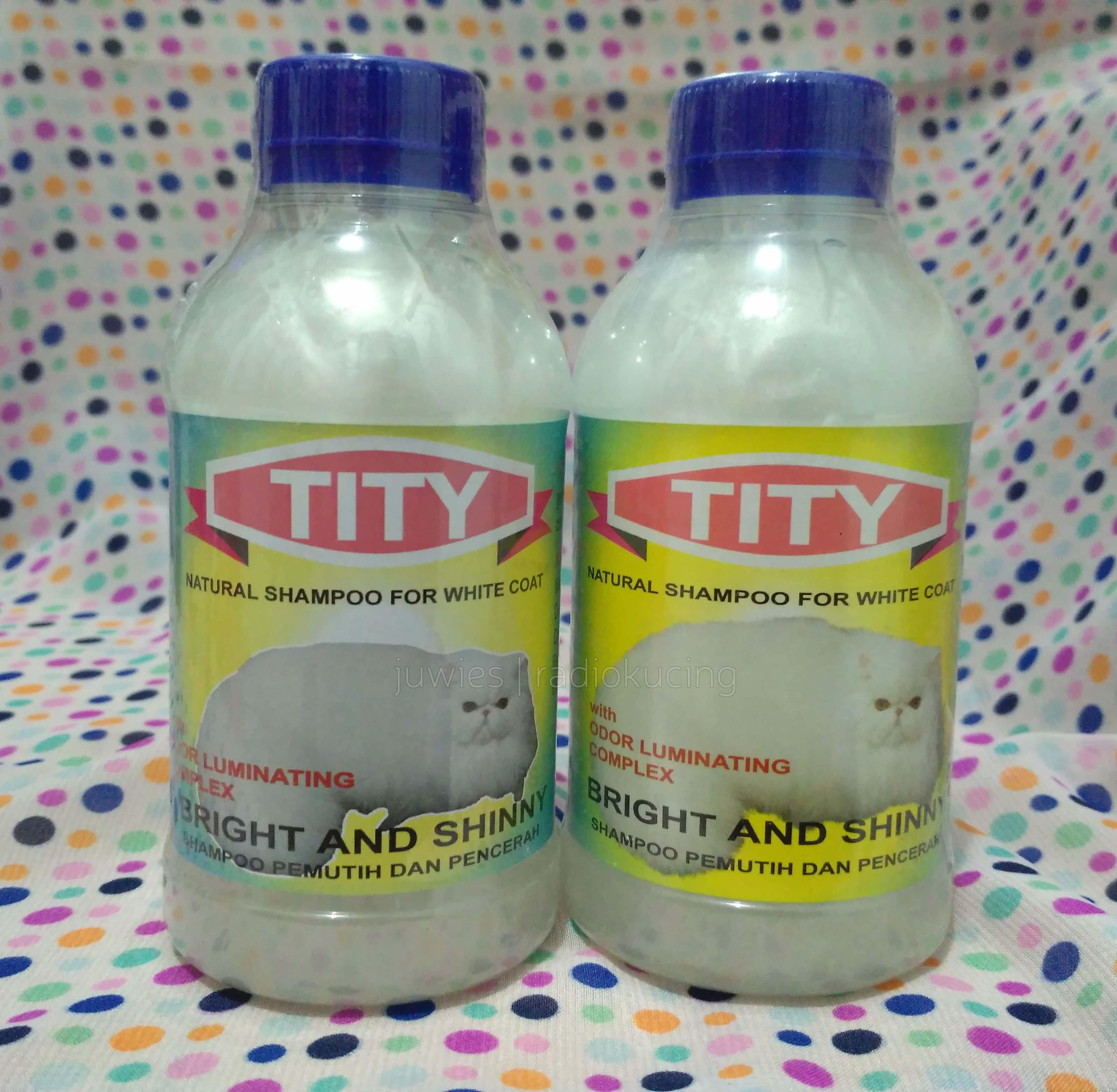 Sampo Tity Cat Whitening 250 ml Sampo Kucing Bulu Putih