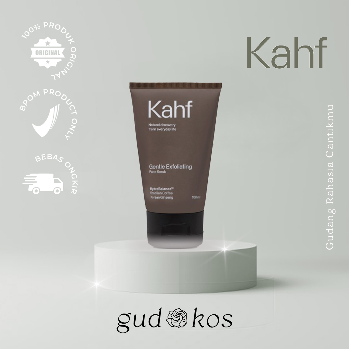 Kahf Gentle Exfoliating Face Scrub 100 ml | Lazada Indonesia